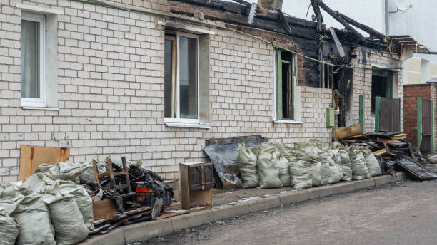 Professional Soot Cleanup technician working in Audubon, NJ
